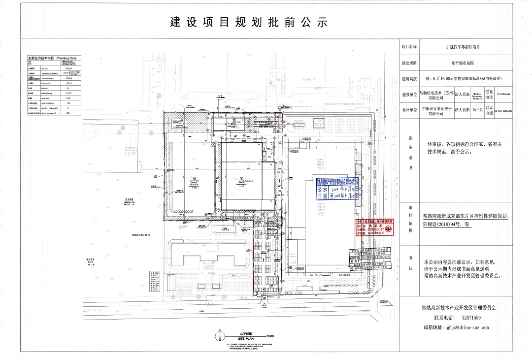馬勒機電技術(shù)（蘇州）有限公司擴建汽車零部件項目規(guī)劃批前公示.jpg